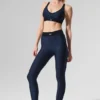 High-Waist Airlift 7/8-Leggings – Navy