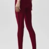 High-Waist Airlift 7/8-Leggings – Summer Romance Red