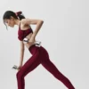 High-Waist Airlift 7/8-Leggings – Summer Romance Red
