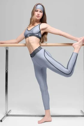 High-Waist Airlift 7/8-Leggings – Winter Frost