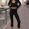 High-Waist Airlift Capri | Yogacapribyxor