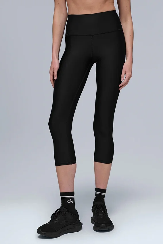 High-Waist Airlift Capri | Yogacapribyxor