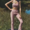 High-Waist Airlift Cherish Legging – Vintage Pink