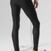 High-Waist Airlift Darling Stirrup Leggings – svart