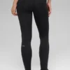 High-Waist Airlift Elongated Leggings – svarta