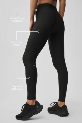 High-Waist Airlift Evolve Legging – svart