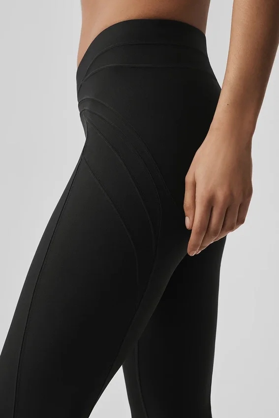 High-Waist Airlift Evolve Legging – svart