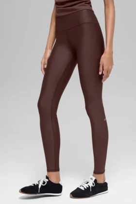 High-Waist Airlift Legging – Brownstone