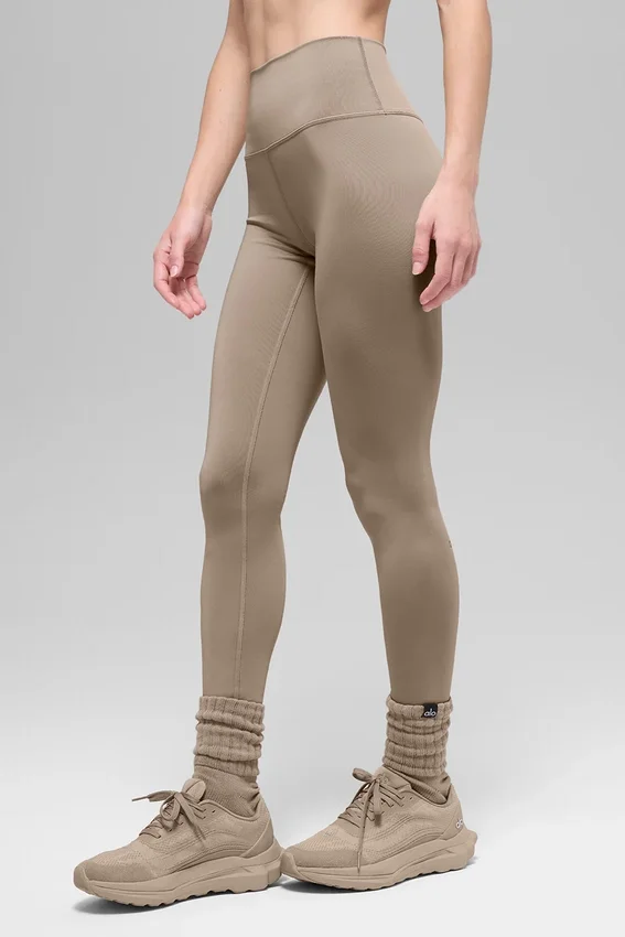 High-Waist Airlift Legging – Gravel