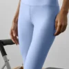 High-Waist Airlift Legging – ljus provenceblå