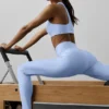 High-Waist Airlift Legging – ljus provenceblå
