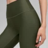 High-Waist Airlift Legging – olivgrön