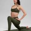 High-Waist Airlift Legging – olivgrön