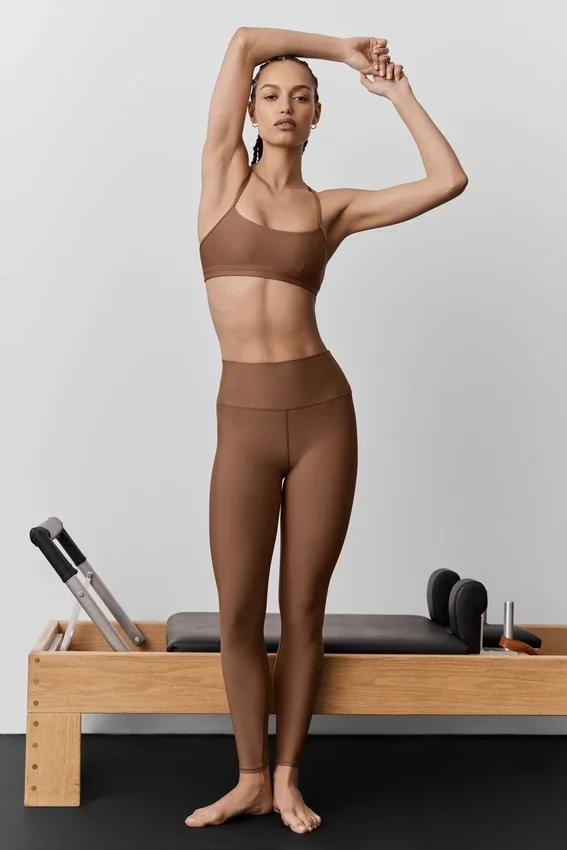 High-Waist Airlift Legging – solkysst brunt