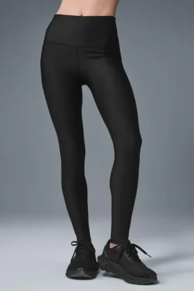 High-Waist Airlift Legging – Svart