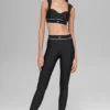 High-Waist Airlift Legging – Svart/Vit
