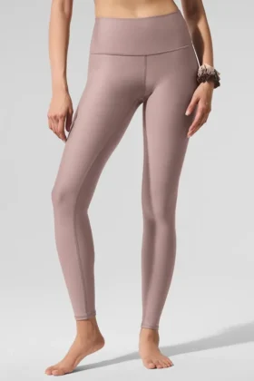 High-Waist Airlift Legging – Taupe