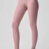 High-Waist Airlift Legging – Vintage Pink