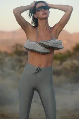 High-Waist Airlift Light Speed Leggings – Lunar Grey