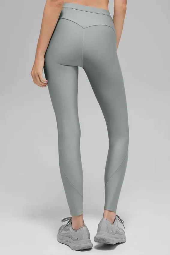 High-Waist Airlift Light Speed Leggings – Lunar Grey