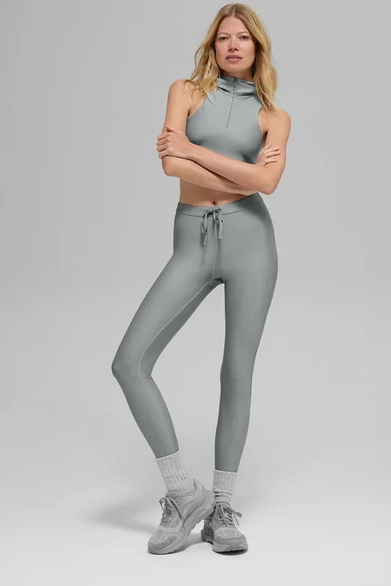 High-Waist Airlift Light Speed Leggings – Lunar Grey