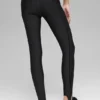 High-Waist Airlift Love Language-leggings med hällor – svart