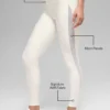High-Waist Airlift Mesh Infatuation Leggings – Ivory