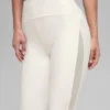 High-Waist Airlift Mesh Infatuation Leggings – Ivory