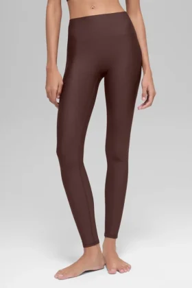 High-Waist Airlift Sleek Legging – Brownstone