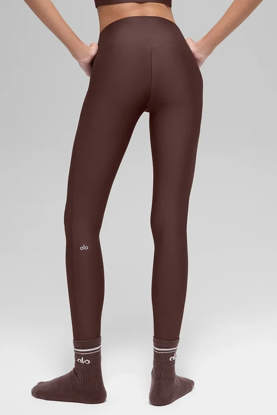 High-Waist Airlift Sleek Legging – Brownstone