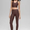 High-Waist Airlift Sleek Legging – Brownstone