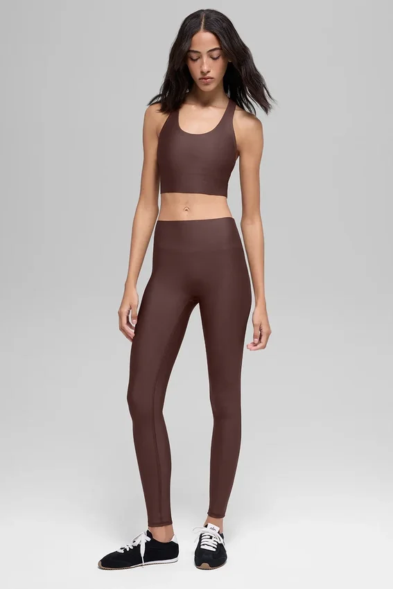 High-Waist Airlift Sleek Legging – Brownstone