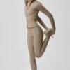 High-Waist Airlift smala leggings – Gravel