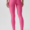 High-Waist Airlift Speedwork Leggings med 7/8-längd – Paradise Pink