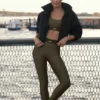 High-Waist Airlift Suit up Leggings – Olive Tree/Olive Tree