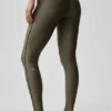 High-Waist Airlift Suit up Leggings – Olive Tree/Olive Tree