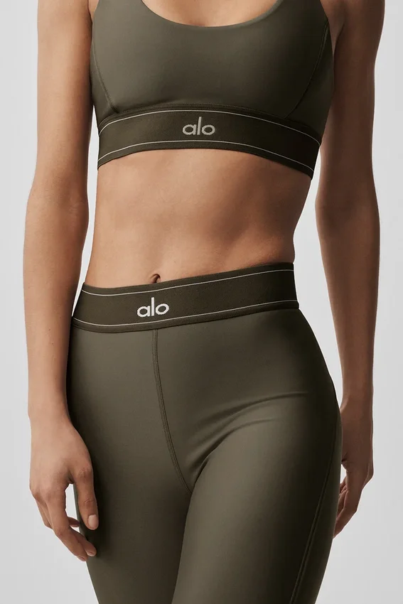 High-Waist Airlift Suit up Leggings – Olive Tree/Olive Tree