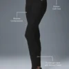 High-Waist Alosoft Lounge Legging – svarta