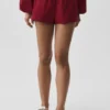 High-Waist Bomullsshorts – Real Deal – Summer Romance Red