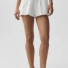 High-Waist Bomullsshorts Real Deal – White