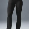 High-Waist bootcut-leggings – svart