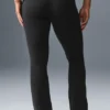 High-Waist bootcut-leggings – svart