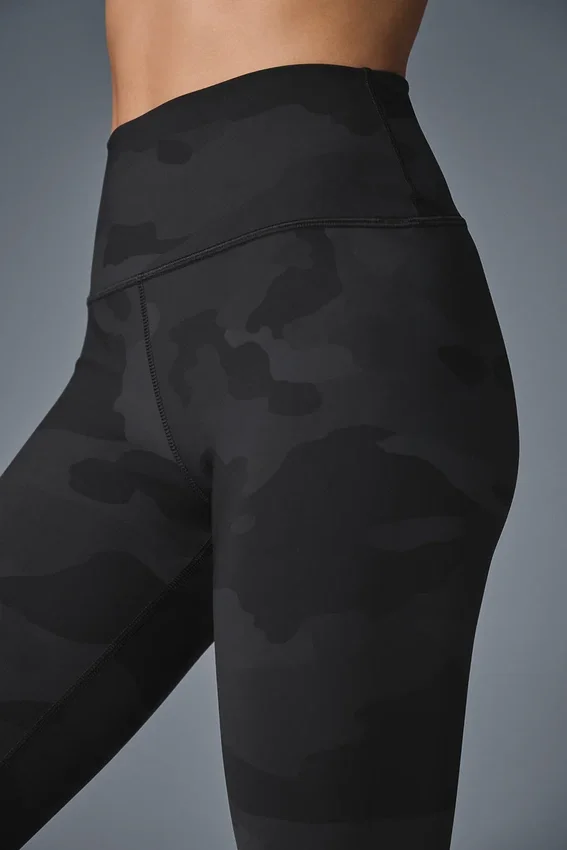 High-Waist Camo Vapor Leggings | Damleggings