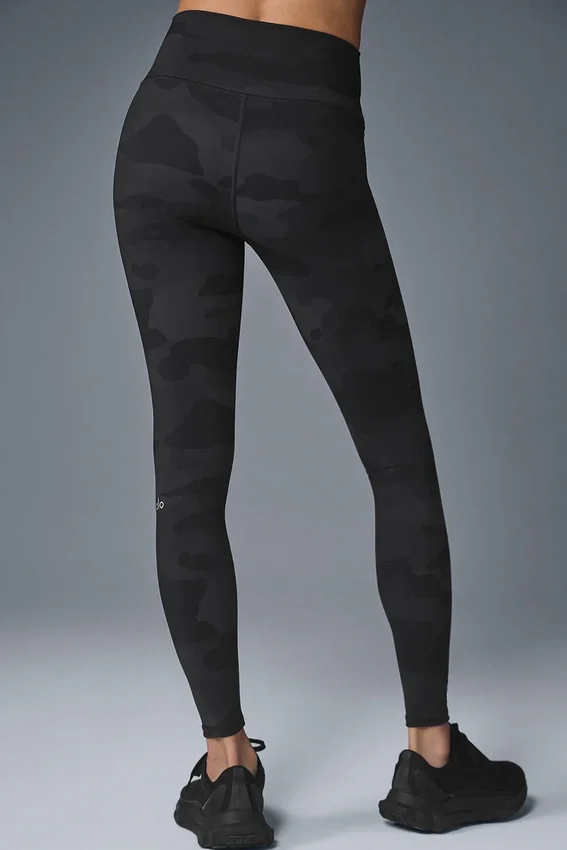 High-Waist Camo Vapor Leggings | Damleggings