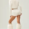 High-Waist Kashmirshorts – Embrace – Ivory