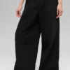High-Waist Main Character Wide Leg Trouser – Svart