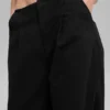 High-Waist Main Character Wide Leg Trouser – Svart
