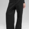 High-Waist Mjukisbyxor – Svart