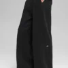 High-Waist Mjukisbyxor – Svart