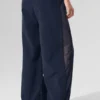High-Waist Origin Wide Leg Track Pant – marinblå/svart